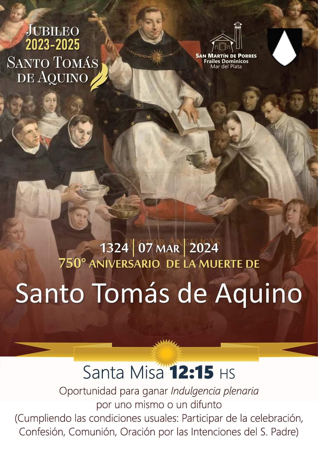 Aniversario Muerte De Santo Tom S De Aquino