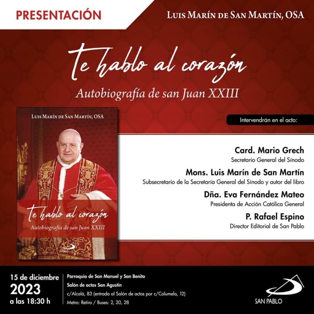 Presentación de libro de San Juan XXIII
