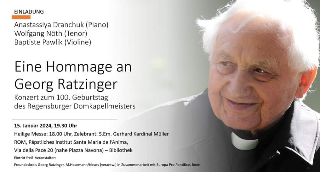 Celebración de los 100 años del nacimiento de Monseñor Georg Ratzinger