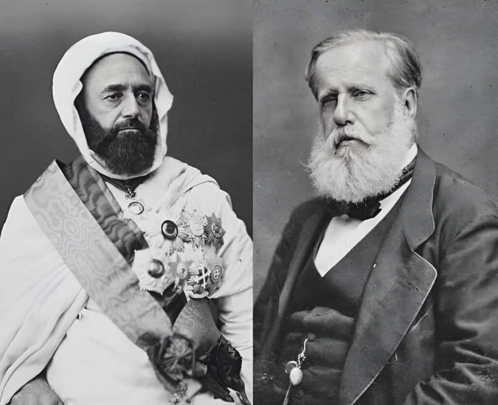 Emir Argelino y el místico islámico Abdelkader