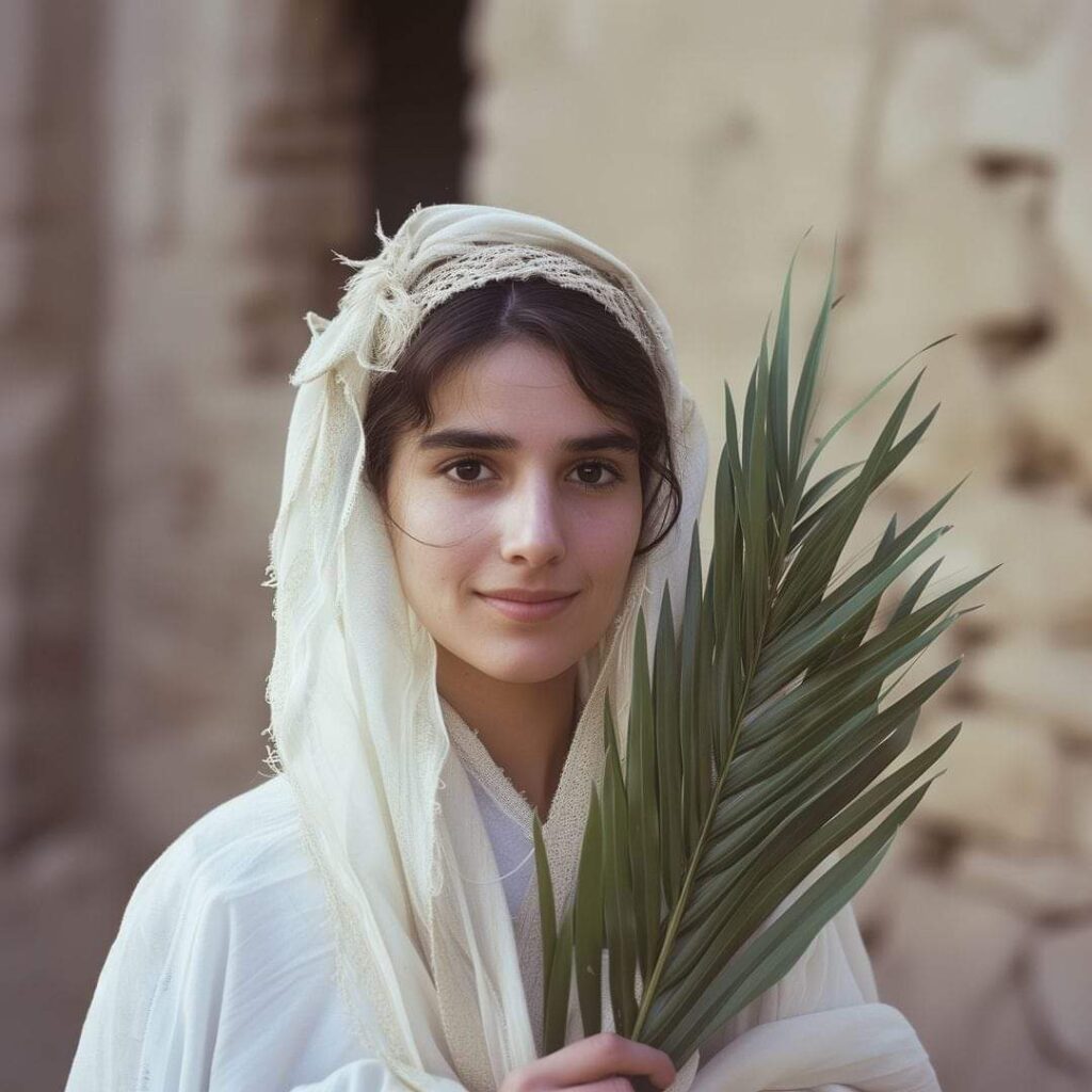 Jóvene cristiana oriental