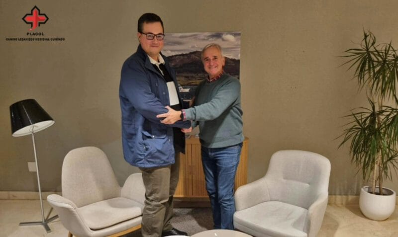 Miguel Dongil reunido con Arturo Raba